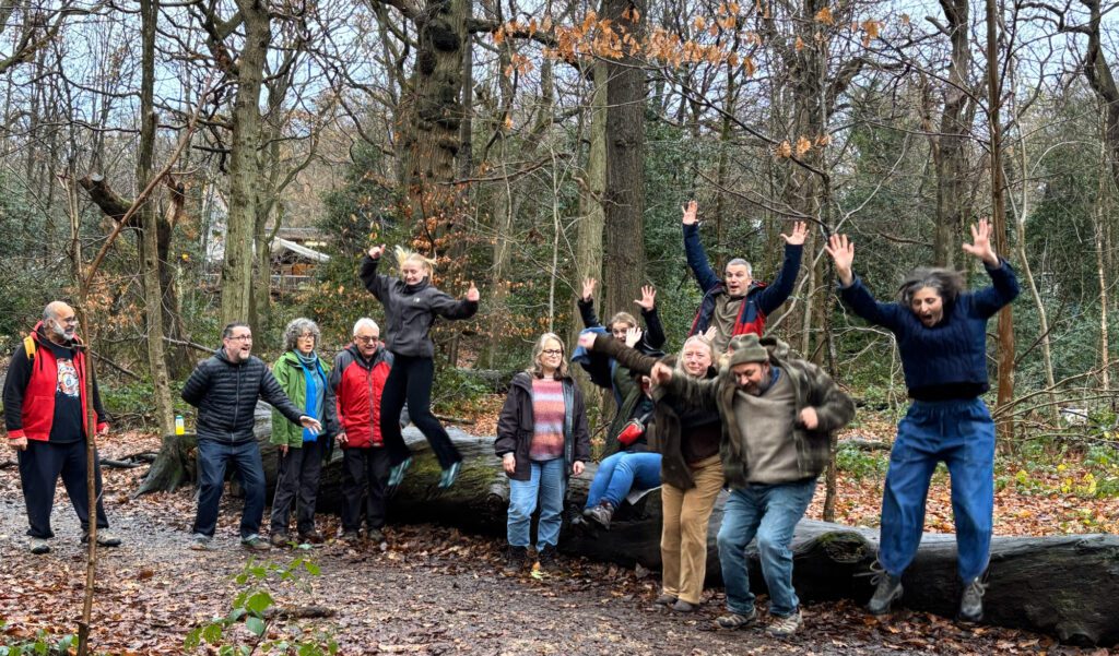 Adults Jumping at Growtheatre